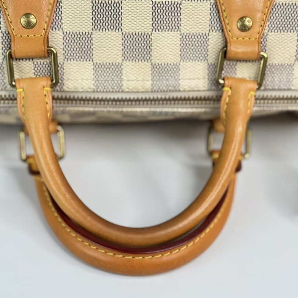 Louis Vuitton Speedy Top Handle Bag Damier Azur - Picture 7 of 10